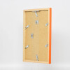 Cornice in legno Top Cube 50x65 cm vetro arancione da museo