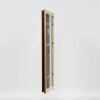 Cornice in legno effetto profilo 21 marrone noce 50x65 cm vetro museo