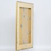 Cornice barocca ad effetto profilo 31 argento 50x65 cm vetro museale