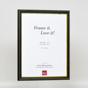 Telaio in legno effetto profilo 21 verde 50x70 cm vetro acrilico