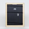 Effetto telaio in legno Profilo 94 nero 50x70 cm Vetro normale