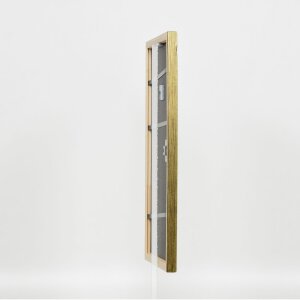 Cornice in legno effetto profilo 2070 vetro normale 50x70 cm oro