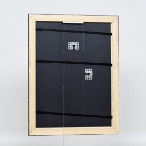 Telaio effetto legno profilo 94 nero 50x70 cm vetro museo