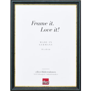 Telaio effetto legno profilo 21 blu 50x75 cm vetro normale