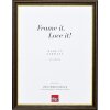 Telaio effetto legno profilo 21 marrone noce 50x75 cm vetro normale