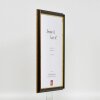 Telaio effetto legno profilo 21 marrone noce 50x75 cm vetro normale