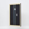 Telaio effetto legno profilo 2210 nero 50x75 cm vetro antiriflesso