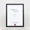 Telaio effetto legno profilo 2210 nero 50x75 cm vetro antiriflesso
