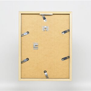 Struttura in legno Top Cube 50x75 cm vetro antiriflesso platino