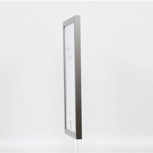 Struttura in legno Top Cube 50x75 cm vetro antiriflesso platino