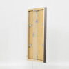 Struttura in legno Top Cube 50x75 cm vetro antiriflesso platino