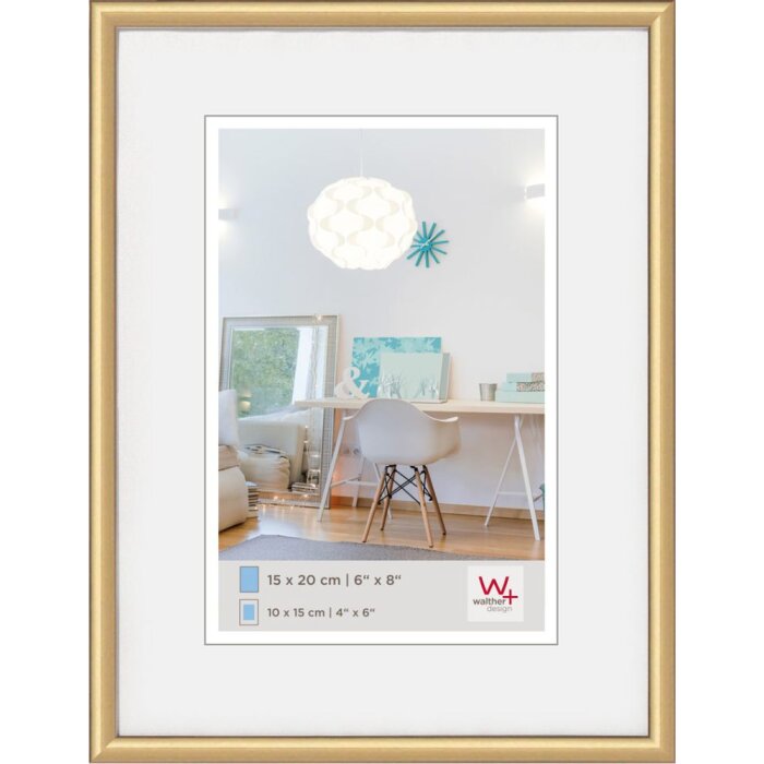 Cornice in plastica NEW LIFESTYLE - 15x20 cm - oro
