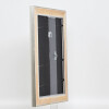 Telaio effetto legno profilo 95 argento 50x75 cm vetro normale