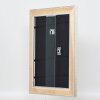 Telaio effetto legno profilo 95 argento 50x75 cm vetro antiriflesso