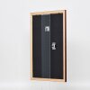Cornice in legno effetto profilo 2210 marrone scuro 50x75 cm vetro museale