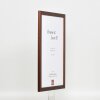 Cornice in legno effetto profilo 2210 marrone scuro 50x75 cm vetro museale