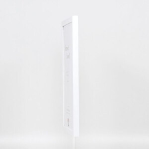 Struttura in legno Top Cube 50x75 cm vetro museale bianco