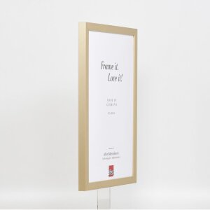 Struttura in legno Top Cube 50x75 cm vetro museale oro