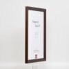 Cornice in legno effetto Top N palissandro 50x75 cm vetro museo