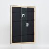 Telaio effetto legno profilo 2070 vetro museo 50x75 cm argento