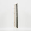Telaio effetto legno profilo 2070 vetro museo 50x75 cm argento