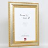 Cornice barocca ad effetto Profilo 31 argento 50x75 cm Vetro Museo