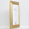 Cornice barocca ad effetto Profilo 31 argento 50x75 cm Vetro Museo