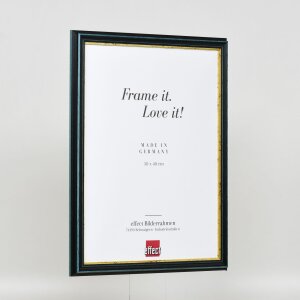 Effetto cornice in legno profilo 21 blu 59,4x84,1 cm vetro normale