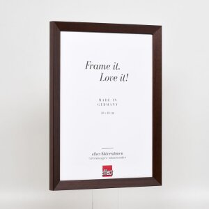 Struttura in legno effetto Top N palissandro 59,4x84,1 cm Vetro antiriflesso