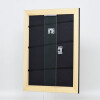 Effetto cornice in legno massiccio profilo 30 nero 59,4x84,1 cm vetro antiriflesso