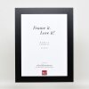 Effetto cornice in legno massiccio profilo 30 nero 59,4x84,1 cm vetro antiriflesso