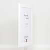 Struttura in legno massiccio effetto Profilo 30 bianco 59,4x84,1 cm vetro antiriflesso