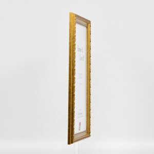 Effetto legno Cornice barocca Profilo 37 oro antico 59,4x84,1 cm Vetro acrilico