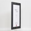 Cornice ad effetto in legno massiccio 2240 nero 59,4x84,1 cm vetro acrilico