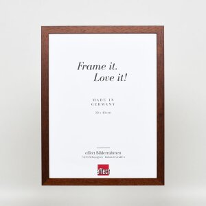 Cornice in legno effetto profilo 2210 marrone scuro 59,4x84,1 cm vetro museale
