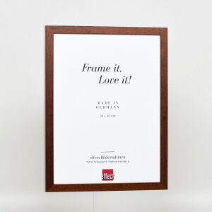 Cornice in legno effetto profilo 2210 marrone scuro 59,4x84,1 cm vetro museale