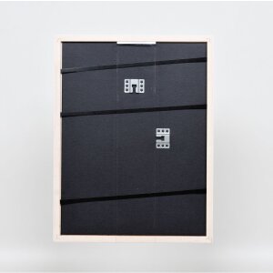 Telaio effetto legno profilo 2070 vetro museo 59,4x84,1 cm bianco