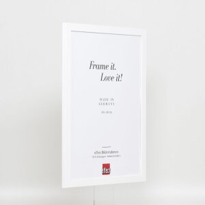 Telaio effetto legno profilo 2210 bianco 60x60 cm vetro normale