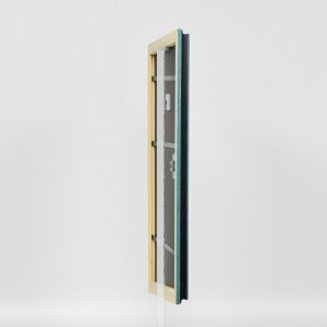 Telaio effetto legno profilo 21 blu 60x60 cm vetro normale