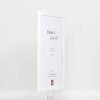 Telaio effetto legno profilo 2210 bianco 60x60 cm vetro antiriflesso