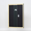 Telaio effetto legno profilo 2210 nero 60x60 cm vetro acrilico