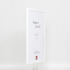 Telaio effetto legno profilo 2210 bianco 60x60 cm vetro acrilico