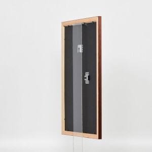 Telaio in legno effetto profilo 2210 marrone scuro 60x60 cm vetro acrilico