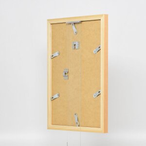Telaio in legno effetto Top N betulla 60x60 cm vetro antiriflesso