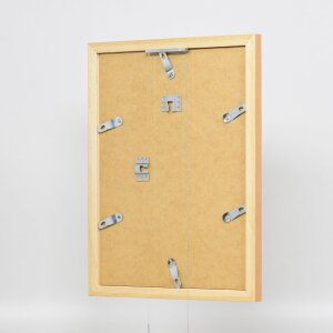 Telaio in legno effetto Top N betulla 60x60 cm vetro antiriflesso