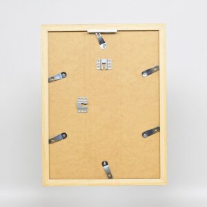 Telaio in legno effetto Top N betulla 60x60 cm vetro antiriflesso