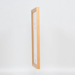 Telaio in legno effetto Top N betulla 60x60 cm vetro antiriflesso