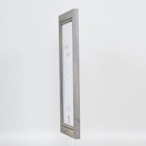 Cornice in legno massiccio effetto 2240 grigio 60x60 cm Vetro normale