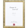 Effetto cornice in legno profilo 94 oro 60x60 cm vetro antiriflesso