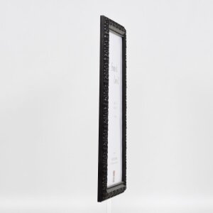 Telaio effetto legno profilo 94 nero 60x60 cm vetro acrilico